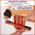 Cabinet Door Mounting Jig Support Arm and Clamp Integrated Aluminum Alloy Body Heavy Duty Tool for Cabinets with Face Frame or Frameless Supports Positions Levels