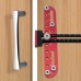 Cabinet Hardware Jig Door Cabinet Handle Hole Pitch Punch Locator for Installation of Handles Knobs on Doors Drawer