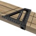 Carpenter Square Aluminum Miter Triangle Hole Ruler Woodworking Square Protractor 3D Multi Angle 45 90 Degree Layout Measuring Tool