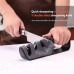 DMD 3-Stage Knife Scissors Sharpener Manual Professional Sharpening Tool with Grip and 6 Adjustable Angles for Kitchen Straight Knife / Serrated Knife / Scissors