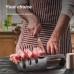 DMD 3-Stage Knife Scissors Sharpener Manual Professional Sharpening Tool with Grip and 6 Adjustable Angles for Kitchen Straight Knife / Serrated Knife / Scissors