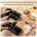 DMD Rolling Knife Sharpener Kit Sharpening System Industry Diamonds and Ceramic Discs Magnetic Angle with 15 & 20 Degrees for Kitchen Knife and Scissors