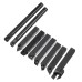 Drillpro 9pcs 16mm Shank Lathe Boring Bar Turning Tool Holder Set with Carbide Inserts