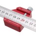 Drillpro CX300-2 Adjustable 45/90 Degree Metric and Inch Line Scribe Ruler Positioning Measuring Ruler 300mm Marking Ruler Woodworking Tool