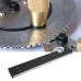 Drillpro Upgraded Brass Handle Miter Gauge Assembly Ruler With T-track for Table Saw Router Woodworking