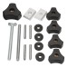 Drillpro Woodworking Tool Accessary Quick Action Hold Down Clamp Handle Nut for T-Slot T-Tracks