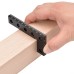 Durable Aluminum Alloy Square Ruler POM Woodworking Height Ruler with 90 Degree Angle Metric Imperial Scale Line Scriber Center Finder Ideal for Precision Woodworking Projects