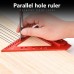 Fonson Tools 3 inch / 4 inch Carpenter Triangle Ruler Rafter Square Multi-angle Measuring Ruler Protractor for Woodworking