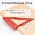 Fonson Tools 3 inch / 4 inch Carpenter Triangle Ruler Rafter Square Multi-angle Measuring Ruler Protractor for Woodworking