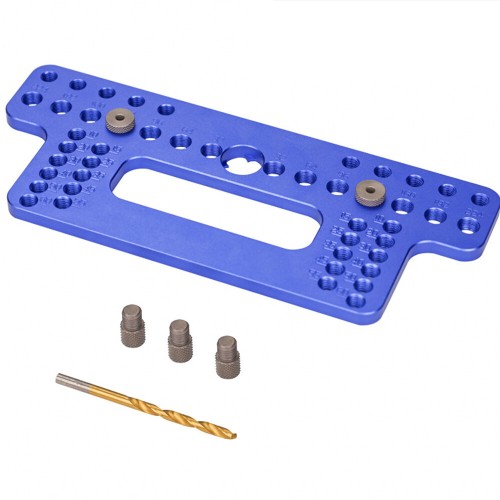 Fonson Tools Cabinet Hardware Jig Drill Guide Hole Punch Positioning for Handles and Pulls on Drawers/Cabinets/Doors