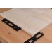 Fonson Woodworking Planing Stop with 10pcs Dog Hole Bench Dog Clamp Desktop Tenon Workbench Table Accessories