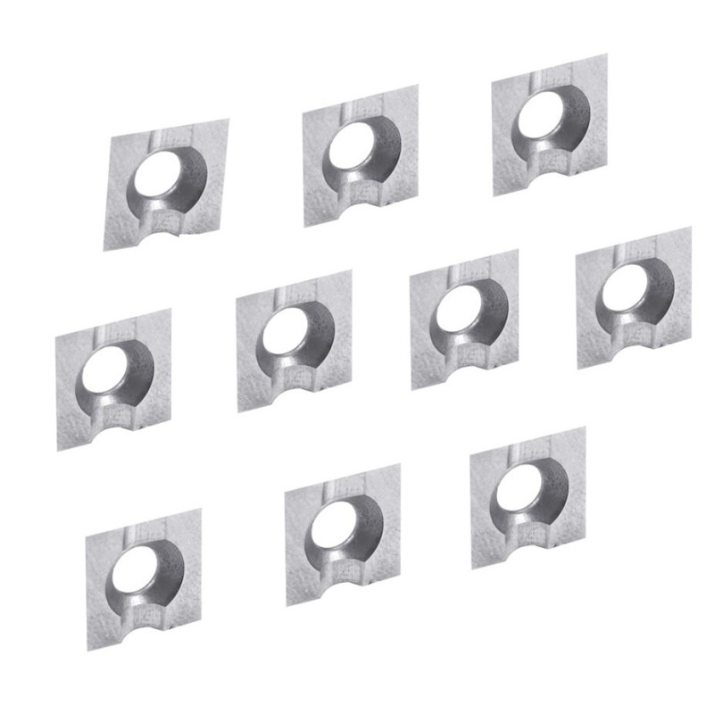HONGDUI 10PCS Carbide Insert Cutter for Edge Corner Plane
