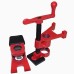 Heavy-Duty 1/2" 3/4" Wood Gluing Pipe Clamp Cast Iron Pipe Clamp with Protective Cap for Metalworking / Woodworking / Frame Assembly