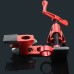 Heavy-Duty 1/2" 3/4" Wood Gluing Pipe Clamp Cast Iron Pipe Clamp with Protective Cap for Metalworking / Woodworking / Frame Assembly