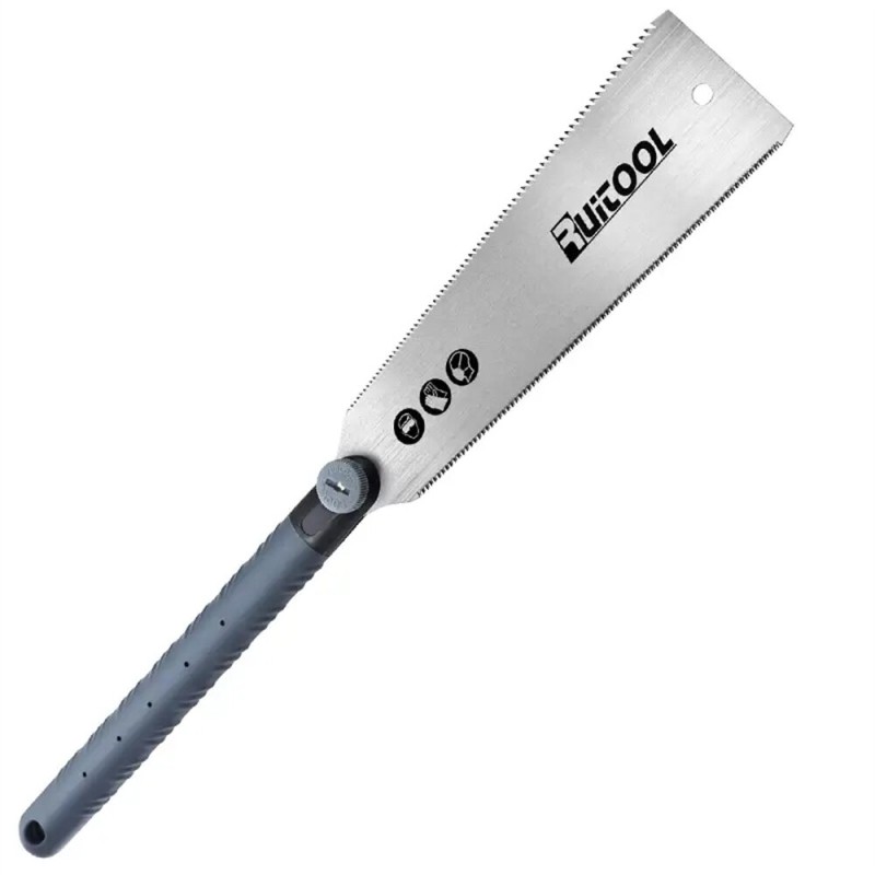 High-Quality Sturdy Pull Saw with SK-5 Steel Blade Double Sided Cutting Ideal Woodworking Hand Tool with Comfort Handle
