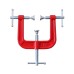 Industrial G Clamp Three Way Clamping Spiral Advance Design Milled Cast Iron High Strength For Machine Processing Furniture Making Marble Glasswork
