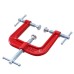Industrial G Clamp Three Way Clamping Spiral Advance Design Milled Cast Iron High Strength For Machine Processing Furniture Making Marble Glasswork