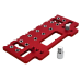 JIGHOLE 5mm 1/4 Inch Aluminum Alloy Cabinet Hardware Jig Pocket Hole Jig Drill Guide Shelf Pin Punch Locator for Straight Holes