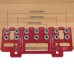 JIGHOLE 5mm 1/4 Inch Aluminum Alloy Cabinet Hardware Jig Pocket Hole Jig Drill Guide Shelf Pin Punch Locator for Straight Holes