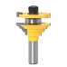 LAVIE 1/2" 12mm Shank Milling Cutters Woodwork Door Round Corner Rail & Stile Tenon Router Bits For Wood Woodworking Tools