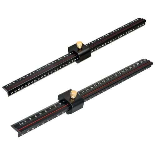L Shape Adjustable Limit Marking Ruler Lightweight and Versatile Woodworking Tool Essential for Carpenters Professionals and DIY Enthusiasts
