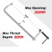 Light-Duty Drop Forged Steel Bar Clamps F Clamps 160x60mm/300x60mm for Welding Woodworking Metalworking DIY Crafts