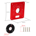 Multifunctional Aluminium Router Table Insert Plate Woodworking Trimmer Electric Wood Milling Flip Plate For DIY Working Benche 45x56 62x70