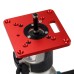 Multifunctional Aluminium Router Table Insert Plate Woodworking Trimmer Electric Wood Milling Flip Plate For DIY Working Benche 45x56 62x70