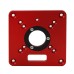 Multifunctional Aluminium Router Table Insert Plate Woodworking Trimmer Electric Wood Milling Flip Plate For DIY Working Benche 45x56 62x70