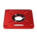 Multifunctional Aluminium Router Table Insert Plate Woodworking Trimmer Electric Wood Milling Flip Plate For DIY Working Benche 45x56 62x70