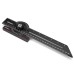 Multifunctional Gauge Ruler CNC-Machined Anodized Aluminum Flexible Scale Marking Gauge with Slide Stop for Woodworking