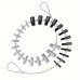 Nut & Bolt Thread Checker Inch & Metric 26 Male/Female Gauges Stainless Steel 14 Inch & 12 Metric Thread Checker
