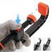 Platic Heavy Duty C-shaped Clip G-shaped Clamp with Quick Button Movable Chuck for Woodworking Nylon Fixing Clamp High Strength Carpentry Clamps Hand Tools