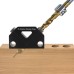 Pocket Hole Jig Kit 45° Punch Locator Angle Woodworking Tool Hole Screw Jig Positioner Drilling Kit Dowel Drill Guide Joiner