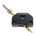Pocket Hole Jig Kit 45° Punch Locator Angle Woodworking Tool Hole Screw Jig Positioner Drilling Kit Dowel Drill Guide Joiner