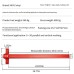 Professional Aluminum Alloy Woodworking Ruler with 0-90° Angle Marking Versatile Line Drawing Precise Measurement Imperial System