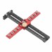 Professional Handle Punch Locator with Adjustable Distance Precise Scale for Door Handle Hole Drilling and Easy Installation