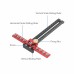 Professional Handle Punch Locator with Adjustable Distance Precise Scale for Door Handle Hole Drilling and Easy Installation