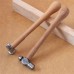 RUITOOL Portable Multifunctional Mini Handmade Hammer High Carbon Steel Head Wooden Handle Suitable for Jewelry Plating and Household Use