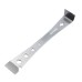 Stainless Steel Prybar Scraper Ultra Sharp Scraper Removes Residue From Steel Aluminum with Wrench Function and Metric Scale Built-In Nail Puller