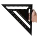 Triangle Angle Ruler 7/12 inch Metric Aluminum Alloy Angle Protractor Triangular Measuring Ruler Woodwork Speed Square Triangle