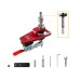 Wnew Aluminum Alloy 35mm Hinge Jig Drilling Guide for Hinge Woodworking Cabinet Door Installation