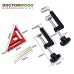 WoodworkPro 90° Triangle Ruler with Positioning Block  Right Angle Clamp Frame Clamp G-Clamp and Woodworking Tools for Precision Woodworking