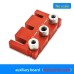 Woodworking 3 In 1 Doweling Jig Dowel Cam Jig Wood Cabinets Wardrobes Punching Hole Drilling Guide Locator Tool Kit