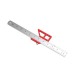 Woodworking Scribe Center Finder Line Drawing Ruler 45/90 Degree Angle Scribing Marking Gauge Carpentry Multifunctional Tool