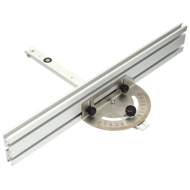 Woodworking Table Saw Miter Gauge Aluminum Fence Carpenter Push Band Saw Adjustable Angle Gauge