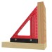 Woodworking Triangle Ruler Hole Angle Ruler Aluminum Alloy Corner Ruler Measuring Layout Tool