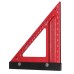 Woodworking Triangle Ruler Hole Angle Ruler Aluminum Alloy Corner Ruler Measuring Layout Tool