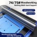 Xiuyi 74/75# 600mm/800mm Durable Aluminum Alloy Woodworking Backstop Laser Precision Adjustable for DIY Refurbishment Dedicated Woodworking Support