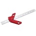 YX-3 300mm Woodworking Square Center Scriber Center Finder 45 90 Degrees Angle Line Scriber Marking Tools Metric Inch Ruler